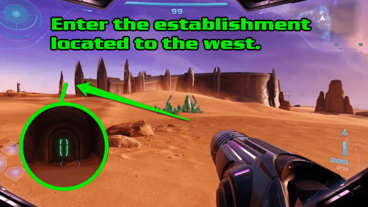 Find the Entrance to the Establishment