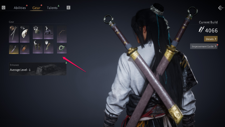 Click on the Gear List