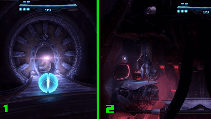 Pass Through the Hole Going to the Generator Area