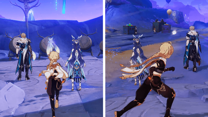 Follow Lauma and look around