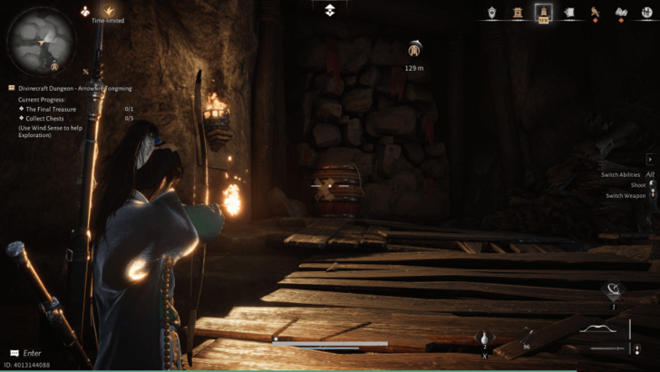 Divine Craft Dungeon - Arrowfire Tongming Chest Location (1)