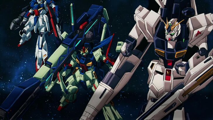 Crossover UCE all three gundams