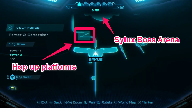 Sylux Boss Location