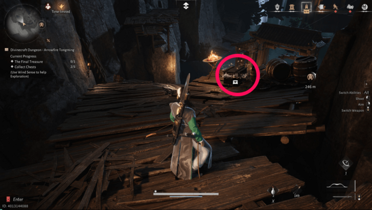 Divine Craft Dungeon - Arrowfire Tongming Chest Location (4)