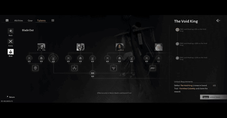 How to Unlock Boss Talents