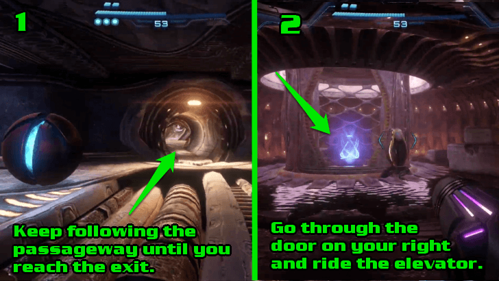 Follow the Passageway to Find the Elevator