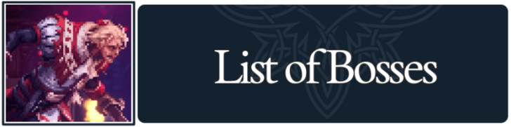 List of Bosses