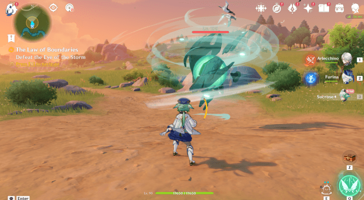 Genshin - Defeat Eye of the Storm