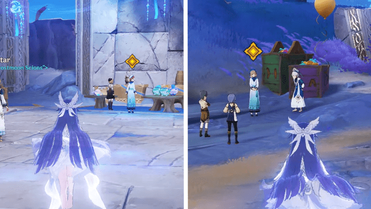 Stroll through the Frostmoon Enclave