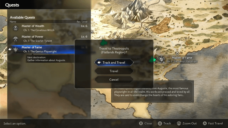 Travel to Theatropolis