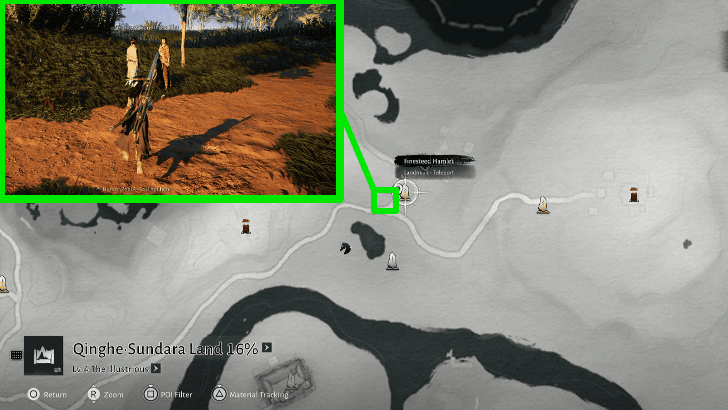 What Goes Around Map Location