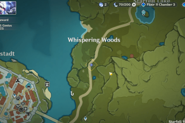 Genshin Impact - Go to Whispering Woods