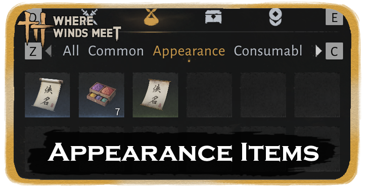 Appearance Items