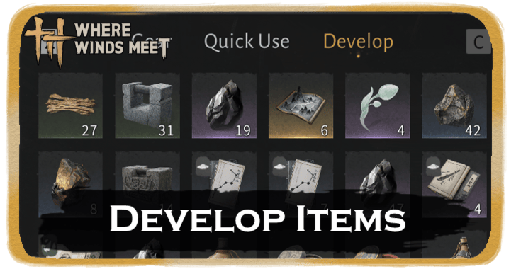 Develop Items