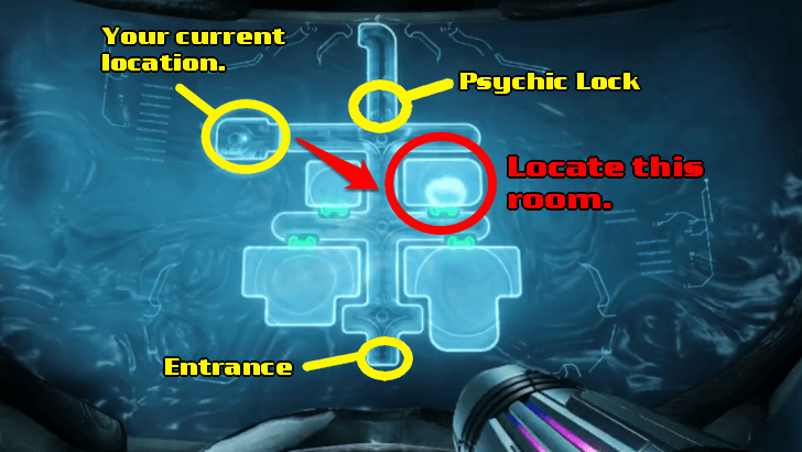 Locate the room in the map