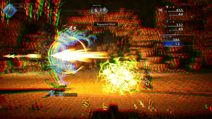 Use Repeated Shot to Deplete its Shield