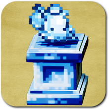 Blue Octopuff Statue