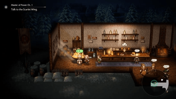 Scarlet Wing in the pub