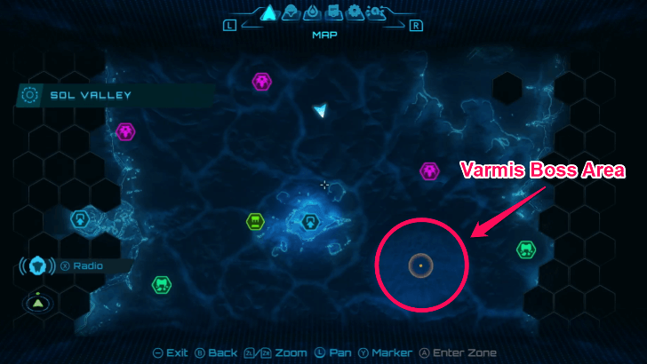 Varmis Boss Location