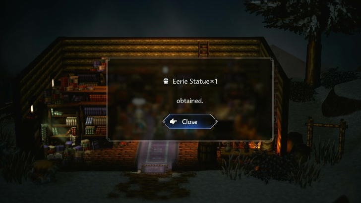 Eerie Statue location