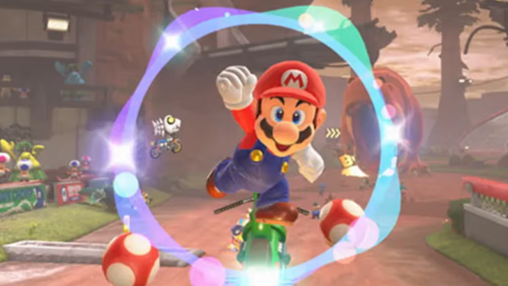 Mario Kart World Mario Powerup