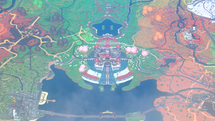 Mario Kart World Map