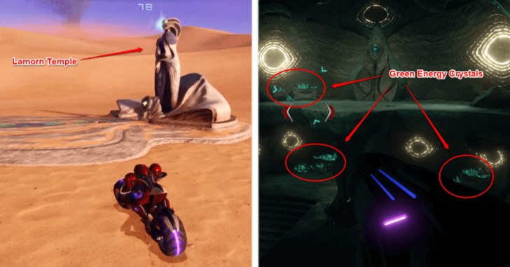 Lamorn Temple Energy Crystals Inside