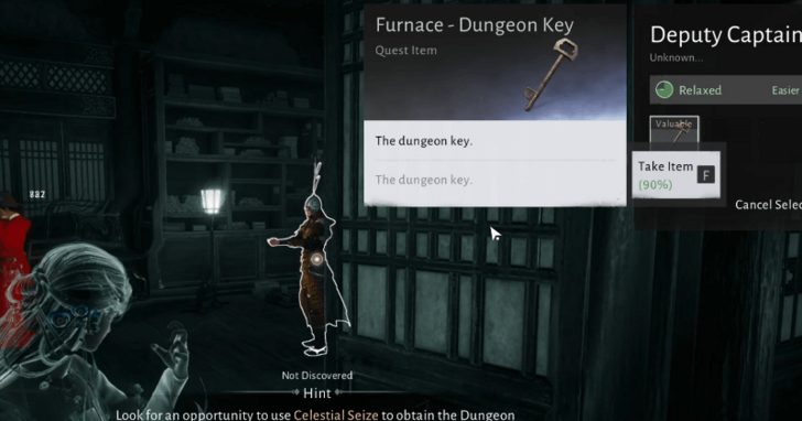 Where Winds Meet - Furnace Dungeon Key