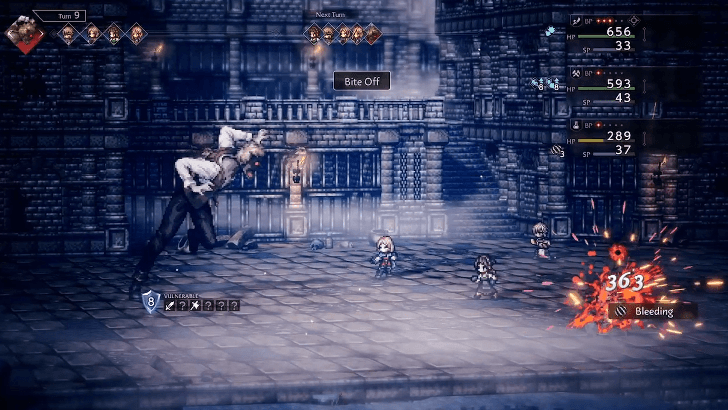 afflicted with Bleeding