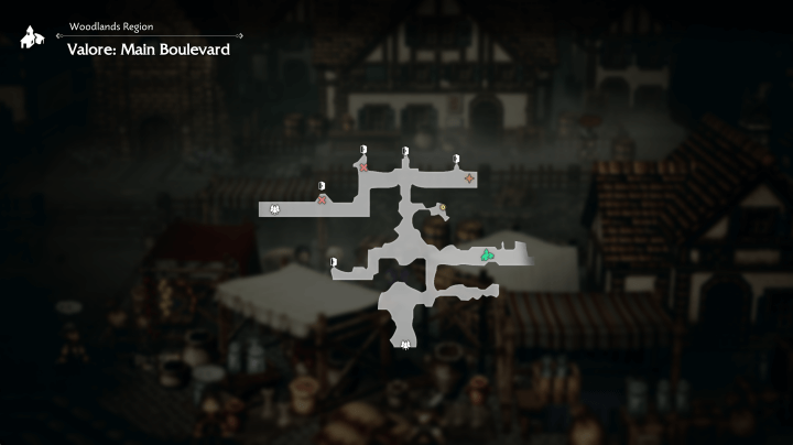 Octopath Traveler 0 - Cloth x2 Treasure Location