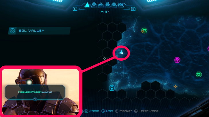 Tokabi Missile Expansion Location