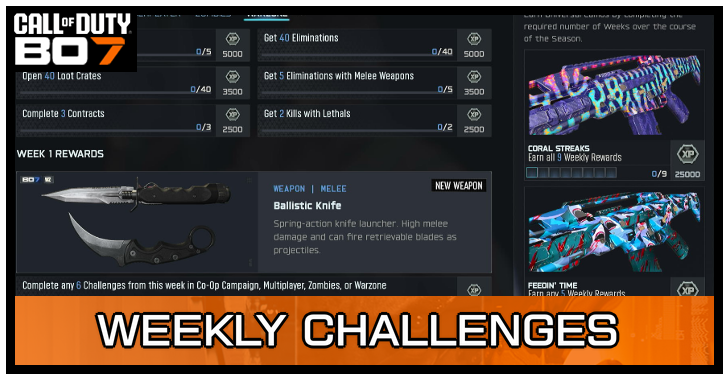 BO7 Weekly Challenges