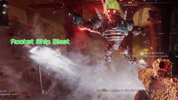 Kill Oscar with the Rocket Ship Blast