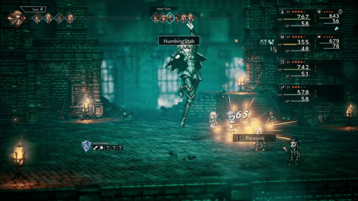 Sonia Numbing Stab Attack