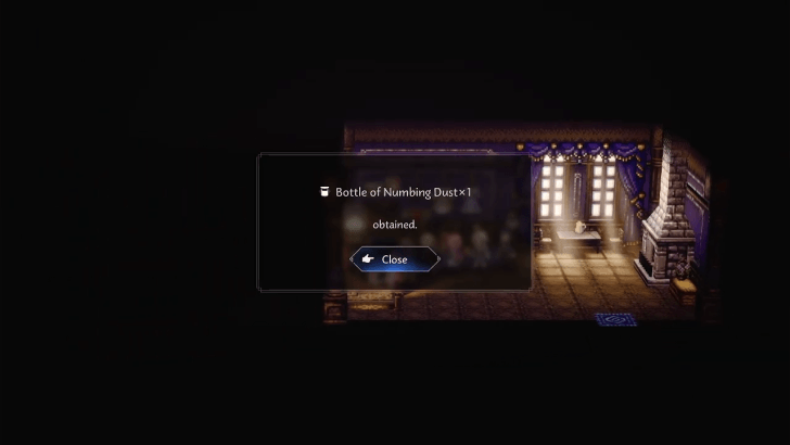 Bottle of Numbing Dust Chest