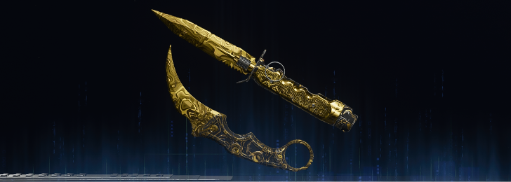 Golden Damascus (Ballistic Knife) Camo