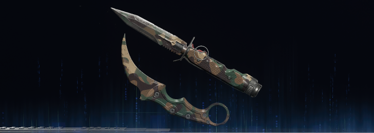 Woodland (Ballistic Knife) Camo