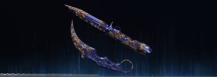 Violet Network (Ballistic Knife) Camo
