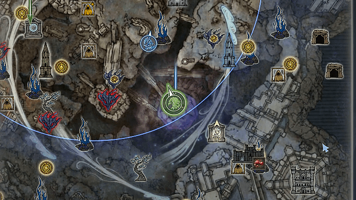 Favor of the Great Hollow Map Location