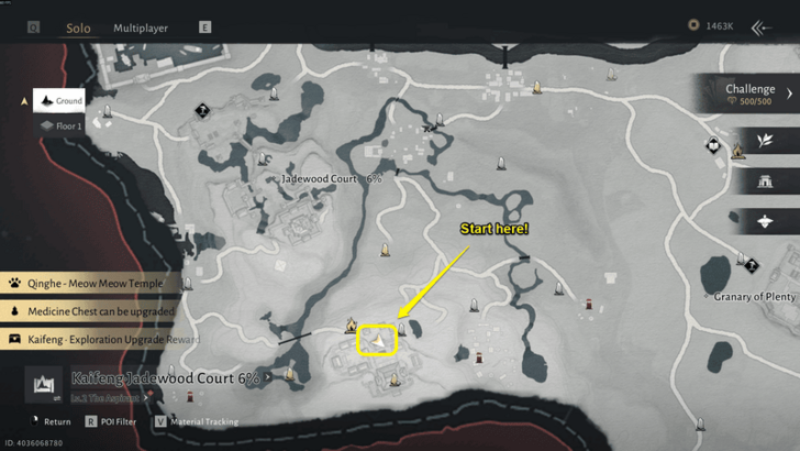 An Unholy Prophecy Map Location