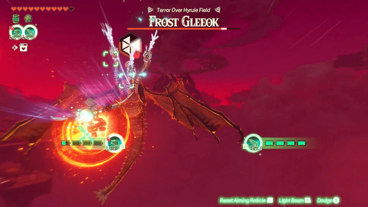 Frost Gleeok Being Burned