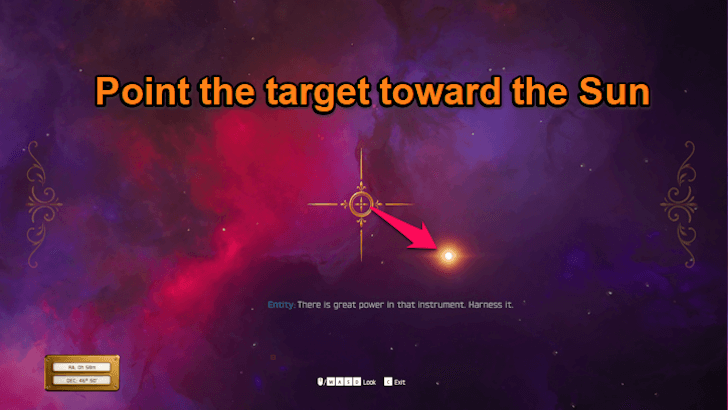 Point Target Toward the Sun