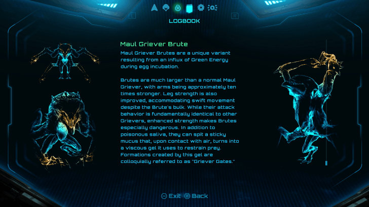 Maul Griever Brute Full Logbook Scan