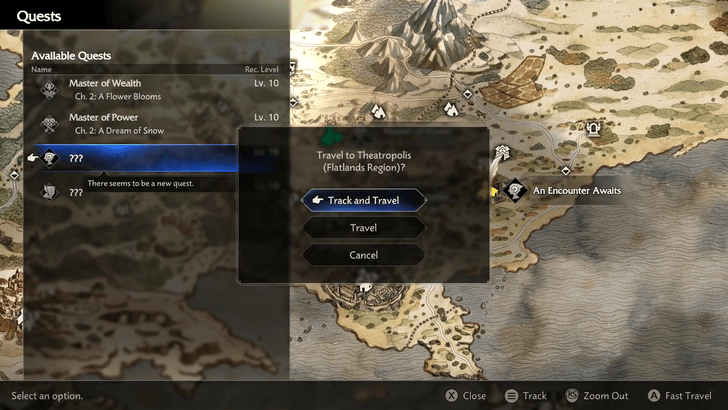 Fast Travel to Theatropolis