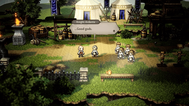 delivering the text to the Knights Ardante