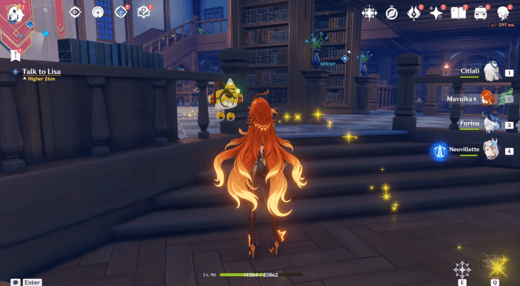 Genshin - Talk to Lisa