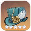 Genshin Impact - Frosty Plume Top Hat Image