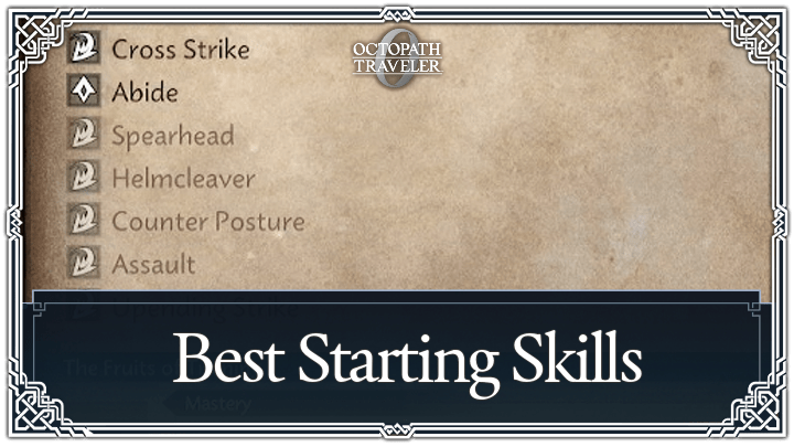 Octopath Traveler 0 - Best Starting SKills