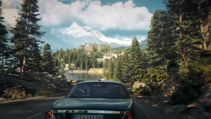 007 First Light Driving Around A Wonderful Scenery