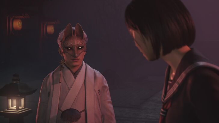 hinako and inari sama in silent hill f